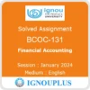 BCOC-131 (English) | July 2023 January 2024 | IGNOU Solved Assignment Guide | N